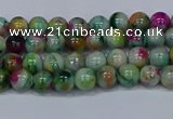 CMJ414 15.5 inches 4mm round rainbow jade beads wholesale