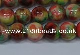 CMJ424 15.5 inches 10mm round rainbow jade beads wholesale