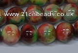 CMJ425 15.5 inches 12mm round rainbow jade beads wholesale