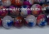 CMJ432 15.5 inches 12mm round rainbow jade beads wholesale