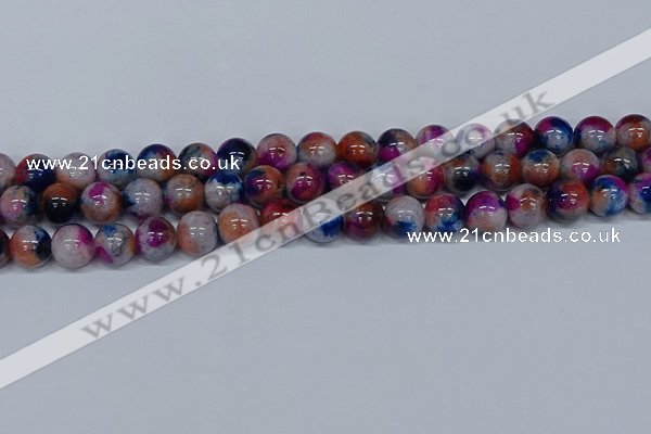 CMJ432 15.5 inches 12mm round rainbow jade beads wholesale