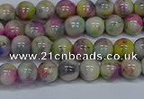 CMJ436 15.5 inches 6mm round rainbow jade beads wholesale