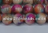 CMJ445 15.5 inches 10mm round rainbow jade beads wholesale