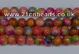 CMJ470 15.5 inches 4mm round rainbow jade beads wholesale