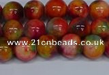 CMJ473 15.5 inches 10mm round rainbow jade beads wholesale