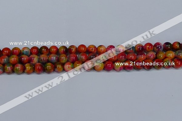 CMJ473 15.5 inches 10mm round rainbow jade beads wholesale