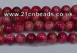 CMJ477 15.5 inches 4mm round rainbow jade beads wholesale