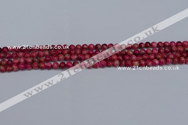 CMJ477 15.5 inches 4mm round rainbow jade beads wholesale