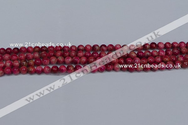 CMJ478 15.5 inches 6mm round rainbow jade beads wholesale