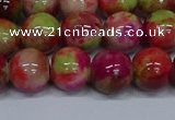 CMJ481 15.5 inches 12mm round rainbow jade beads wholesale