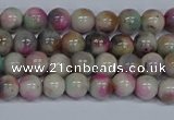 CMJ492 15.5 inches 6mm round rainbow jade beads wholesale