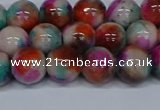 CMJ494 15.5 inches 10mm round rainbow jade beads wholesale