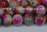 CMJ495 15.5 inches 12mm round rainbow jade beads wholesale