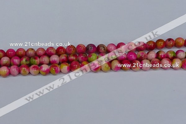 CMJ515 15.5 inches 10mm round rainbow jade beads wholesale