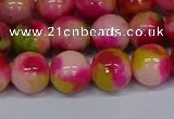 CMJ516 15.5 inches 12mm round rainbow jade beads wholesale