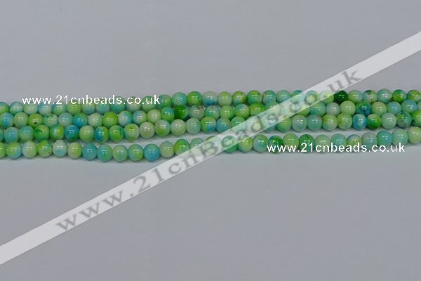 CMJ520 15.5 inches 6mm round rainbow jade beads wholesale