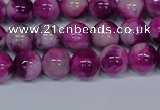 CMJ528 15.5 inches 8mm round rainbow jade beads wholesale