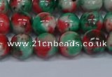 CMJ536 15.5 inches 10mm round rainbow jade beads wholesale