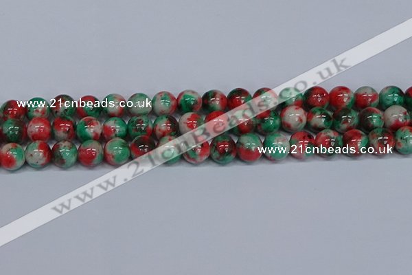 CMJ537 15.5 inches 12mm round rainbow jade beads wholesale