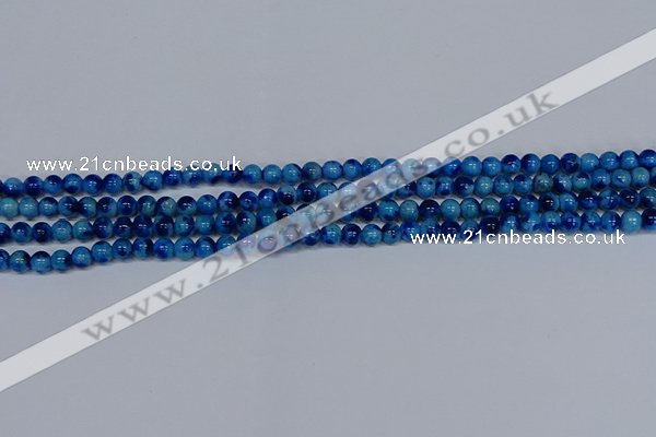 CMJ540 15.5 inches 4mm round rainbow jade beads wholesale