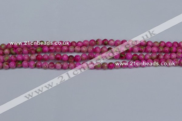 CMJ548 15.5 inches 6mm round rainbow jade beads wholesale