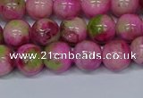 CMJ550 15.5 inches 10mm round rainbow jade beads wholesale