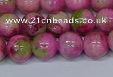 CMJ551 15.5 inches 12mm round rainbow jade beads wholesale