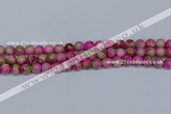 CMJ551 15.5 inches 12mm round rainbow jade beads wholesale