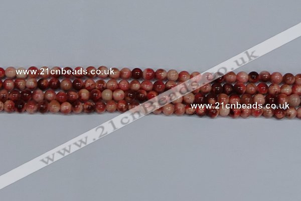 CMJ555 15.5 inches 6mm round rainbow jade beads wholesale