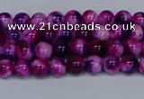 CMJ582 15.5 inches 4mm round rainbow jade beads wholesale