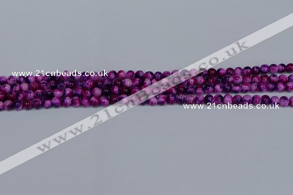 CMJ582 15.5 inches 4mm round rainbow jade beads wholesale