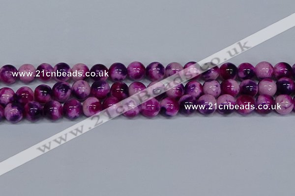 CMJ586 15.5 inches 12mm round rainbow jade beads wholesale