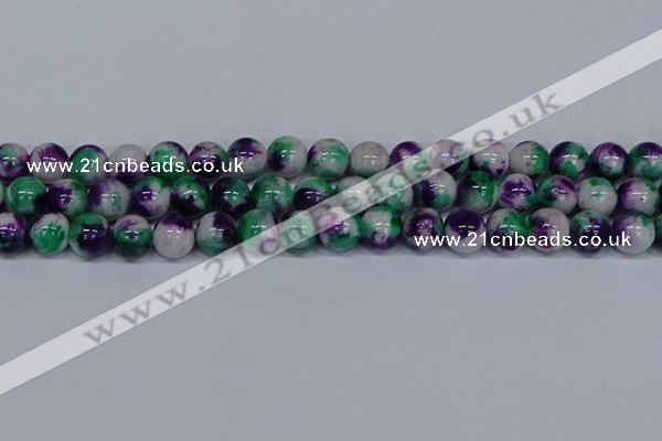 CMJ600 15.5 inches 12mm round rainbow jade beads wholesale