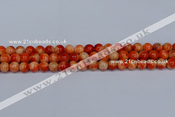 CMJ606 15.5 inches 10mm round rainbow jade beads wholesale