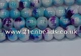 CMJ611 15.5 inches 6mm round rainbow jade beads wholesale