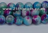 CMJ612 15.5 inches 8mm round rainbow jade beads wholesale