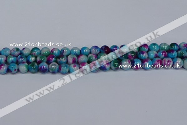 CMJ613 15.5 inches 10mm round rainbow jade beads wholesale