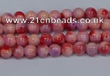 CMJ617 15.5 inches 4mm round rainbow jade beads wholesale