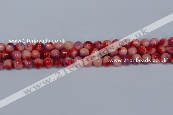 CMJ620 15.5 inches 10mm round rainbow jade beads wholesale