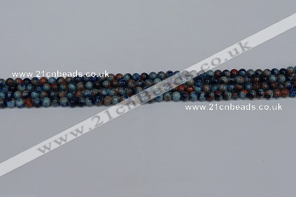 CMJ631 15.5 inches 4mm round rainbow jade beads wholesale