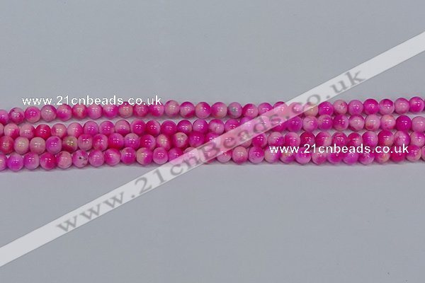 CMJ639 15.5 inches 6mm round rainbow jade beads wholesale