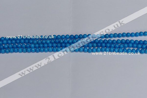 CMJ64 15.5 inches 4mm round Mashan jade beads wholesale