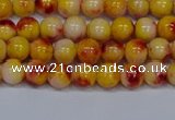 CMJ646 15.5 inches 6mm round rainbow jade beads wholesale