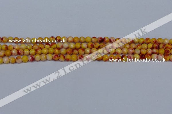 CMJ646 15.5 inches 6mm round rainbow jade beads wholesale