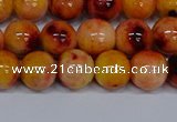 CMJ648 15.5 inches 10mm round rainbow jade beads wholesale