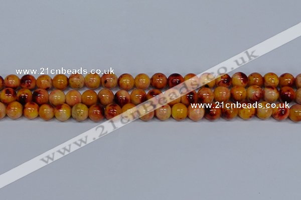 CMJ648 15.5 inches 10mm round rainbow jade beads wholesale