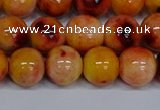 CMJ649 15.5 inches 12mm round rainbow jade beads wholesale