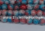 CMJ660 15.5 inches 6mm round rainbow jade beads wholesale