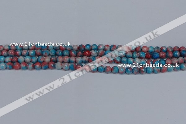 CMJ660 15.5 inches 6mm round rainbow jade beads wholesale