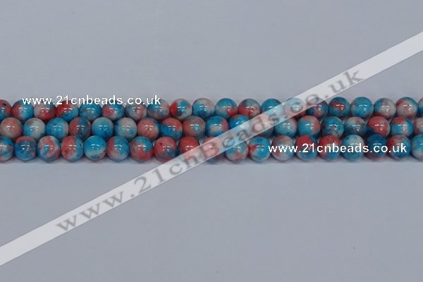 CMJ662 15.5 inches 10mm round rainbow jade beads wholesale